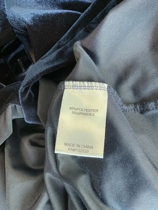 Superdown | REVOLVE Vella Velvet Mini Dress Navy Size Medium - Picture 7 of 8